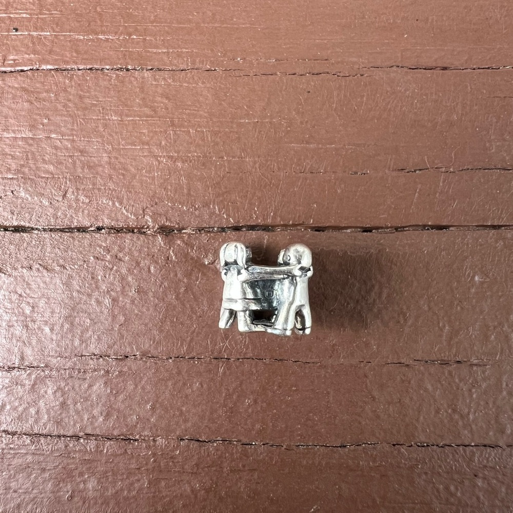 Chamilia Charm ~ Sterling Silver ~ Children Playing
